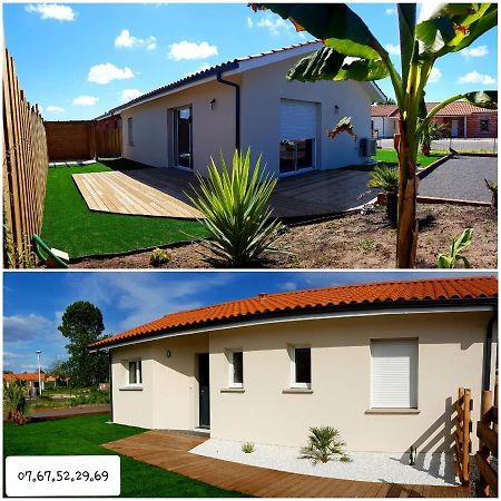 Maison Neuve 66M2 Biscarrosse Bagian luar foto